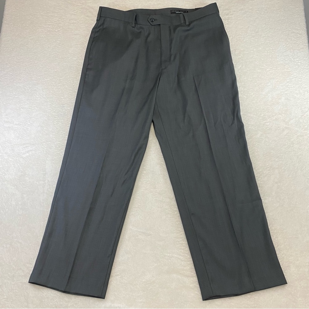 Perry Ellis America Pants Mens 38x30 Dress Slacks Business Formal Suit Gray NWT